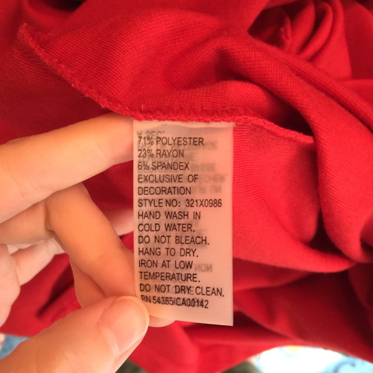 Peter Nygard NEW Womens Red Beaded 3/4 Sleeve Top Size Medium