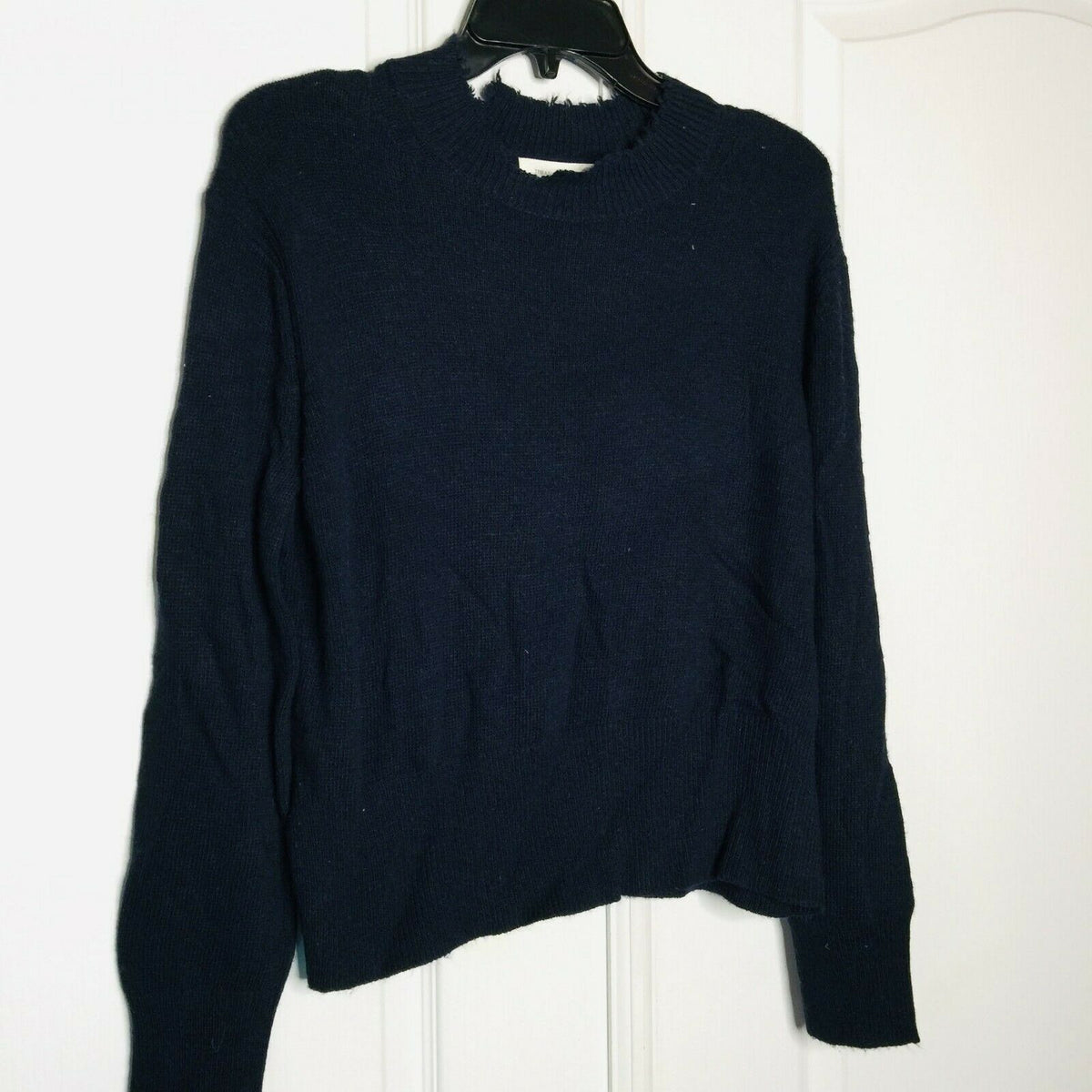 Treasure & Bond Distressed Pullover Sweater Long Sleeves Crew Neck X-Small NWT