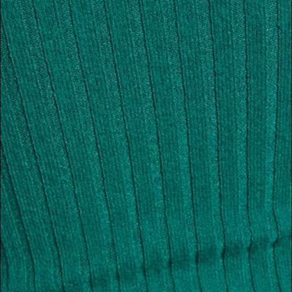 Leith NEW Green Ribbed Puff Sleeve Sweater XSmall Lightweight packable travel XS