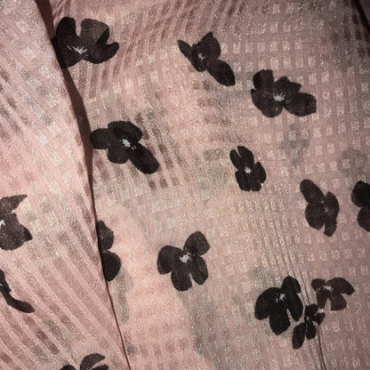 Leith NWT Pink Puff Floral Drift Tiered Maxi Skirt Size Large