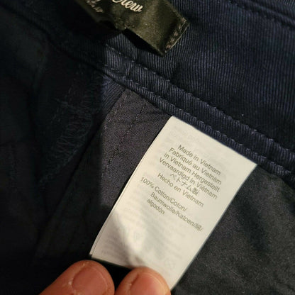 J. Crew Cropped Leg Slim Chino Pants Flat Front Cotton Blend French Navy Size 00