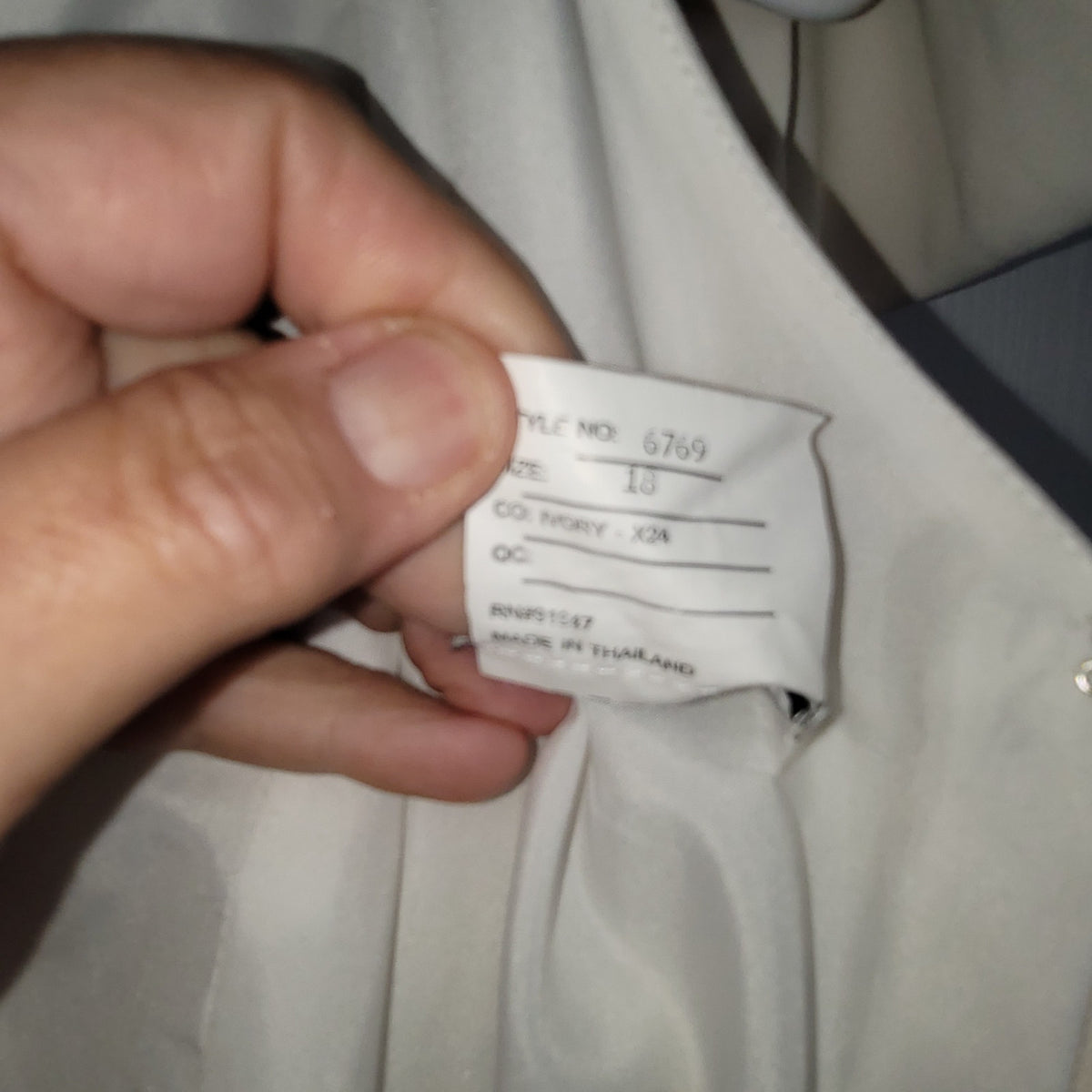 After Six Wedding Dress Size 18 Style 6769 NEW Ivory One Shoulder Bow FORMAL