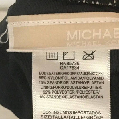 MICHAEL KORS floral Hipster Bikini Bottoms Size medium Black Floral NEW swimsuit