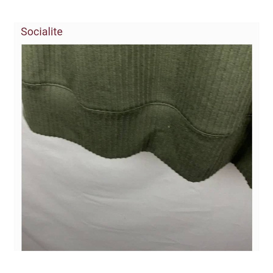 Socialite Dress Mini Ribbed Olive Green Womens Size extra large comfortable