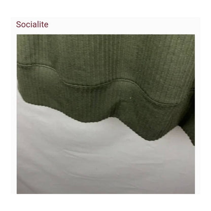 Socialite Dress Mini Ribbed Olive Green Womens Size extra large comfortable
