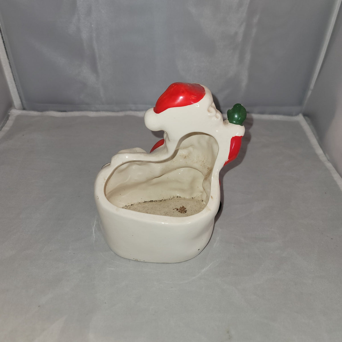 Vintage Ardco Ceramic Santa Claus Planter Approx. 6" tall