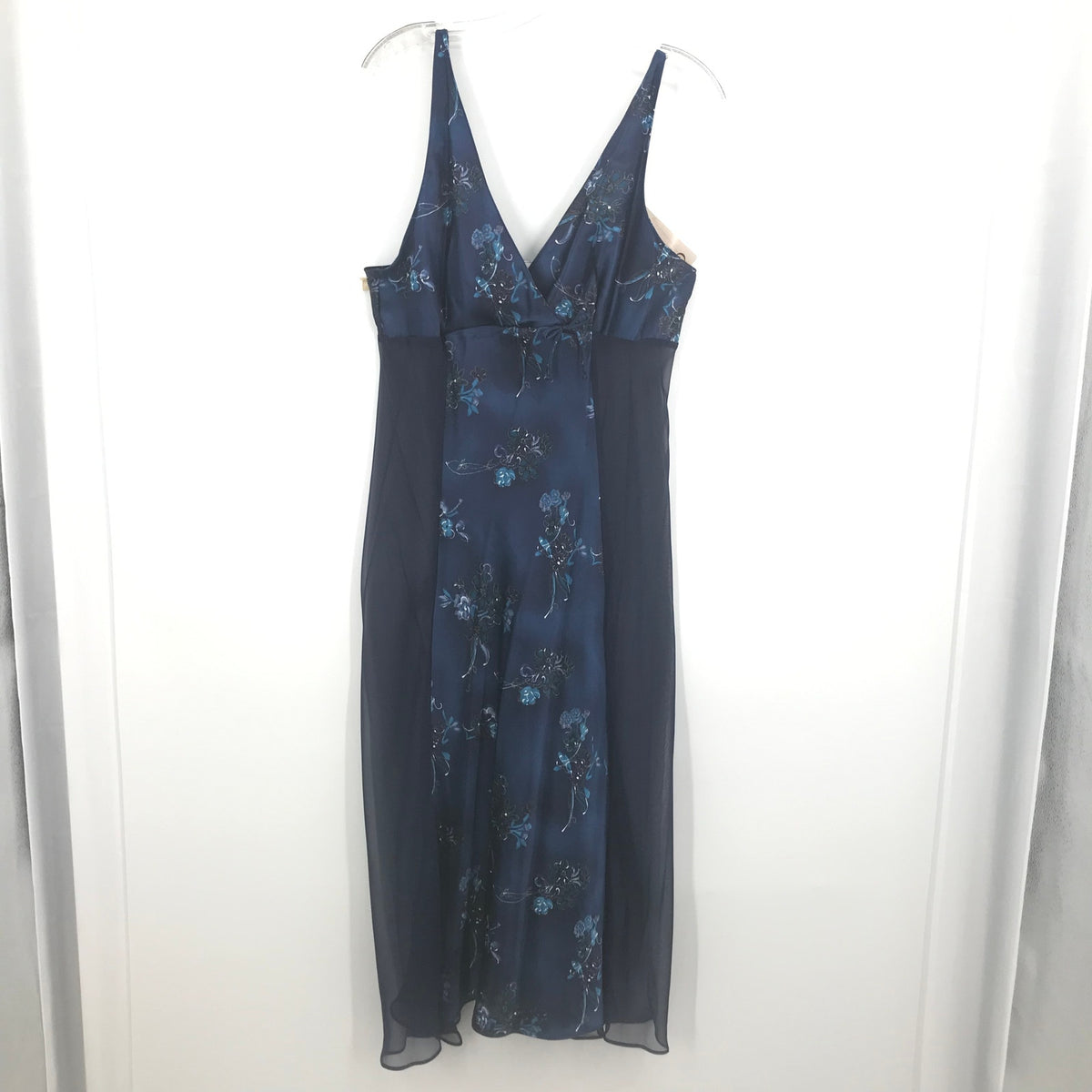 Cinema Floral LARGE Sleeveless Plunge Neck 2 pc. Sleepwear Lingerie robe nightie