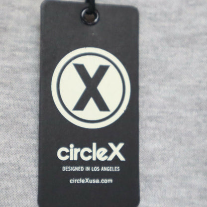 Circle X Heather Grey top Medium NEW Long sleeve Raglan Crew Neck Cozy CASUAL