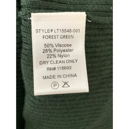 All In Favor V-Neck Blouson Sleeve Pullover Top Size XL/Extra Large in Green NWT