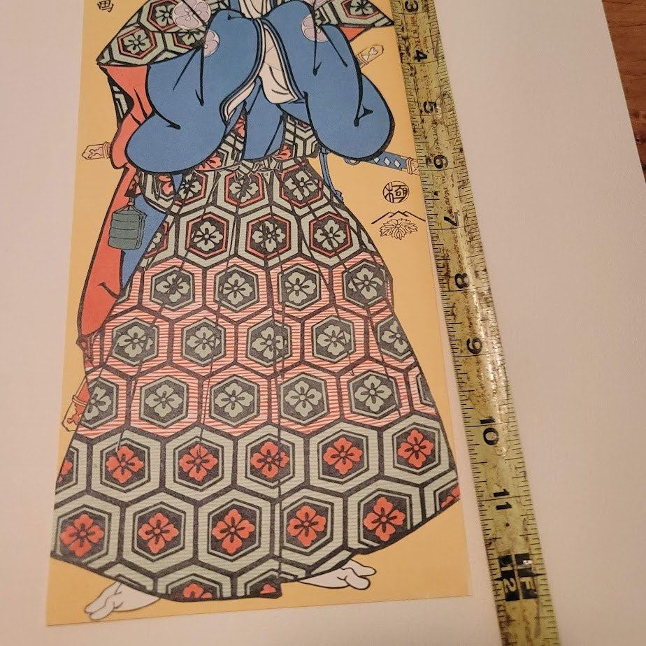 Sharaku The Actor Morita Kanya, Yura Hyogonosuke 18 Shueisha wood print Japanese