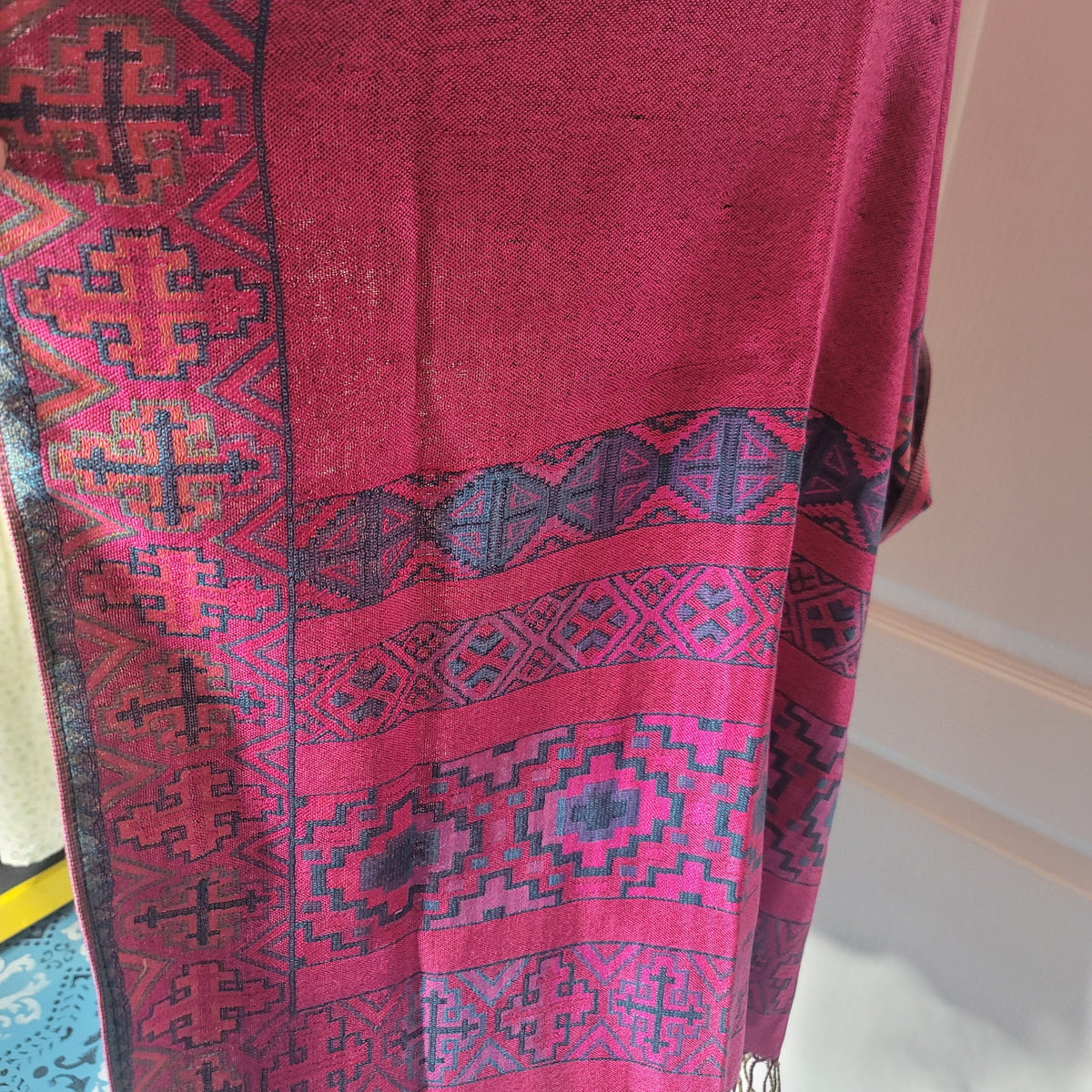 Chic hand-woven Poncho Bohemian Crop top Wrap Western Ethnic Clothing ONE SIZE