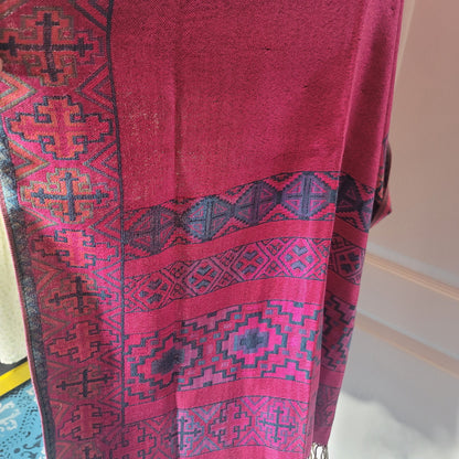 Chic hand-woven Poncho Bohemian Crop top Wrap Western Ethnic Clothing ONE SIZE