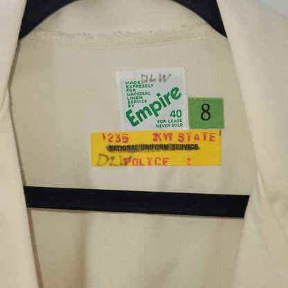 Empire Vintage White-ish Lab Doctor Police Coat Uniform Large single Pocket