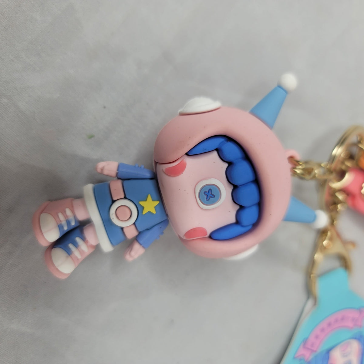 Key Chain fob fashion toy doll Rubber Good Luck whimsy girl bag backpack NEW