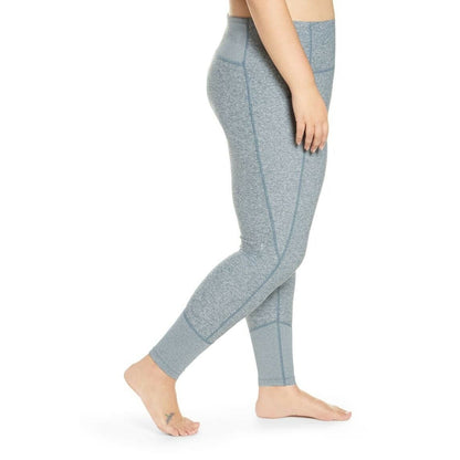 Zella Zelsoft High Waist Pocket Athletic Ankle Leggings Blue Size Medium Cozy