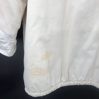 Cabin Creek Vintage 1990s Large Cinching Winter Coat White Blue Details Thick