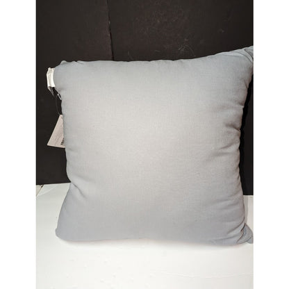 Hotel Collection Light Blue/Gray Decorative Pillow 20x20 linen blend NEW