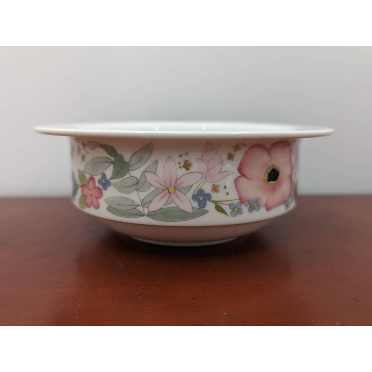 Vintage Flat Cream Soup Bowl Meadow Sweet Bone China by Wedgwood Replacement