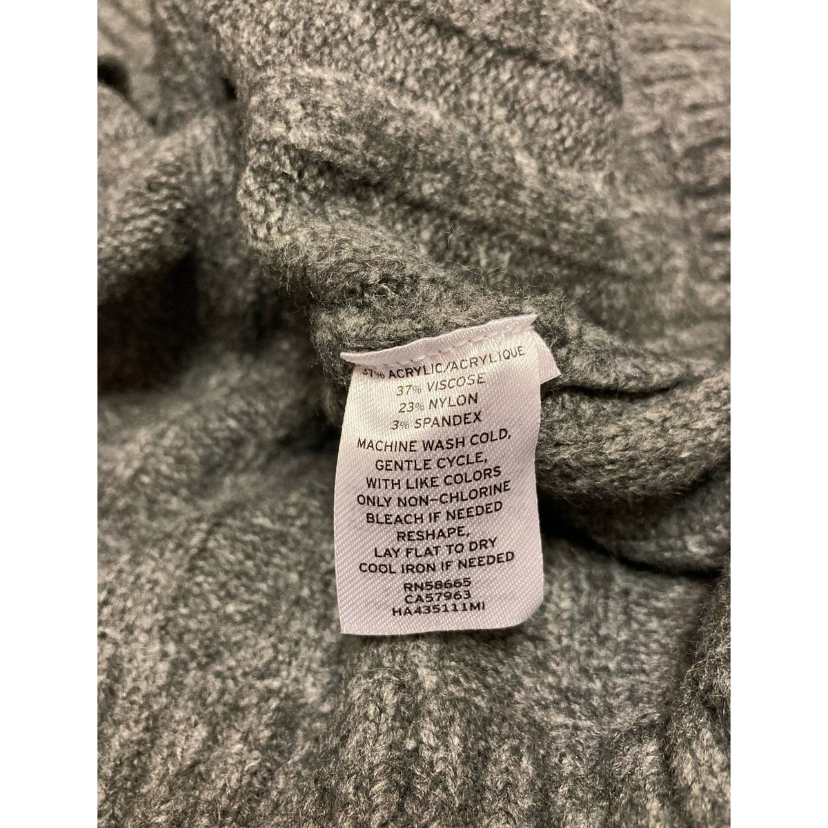 Halogen Women Skirt Large Gray Dark Heather NEW Knee Length Pencil Sweater Skirt