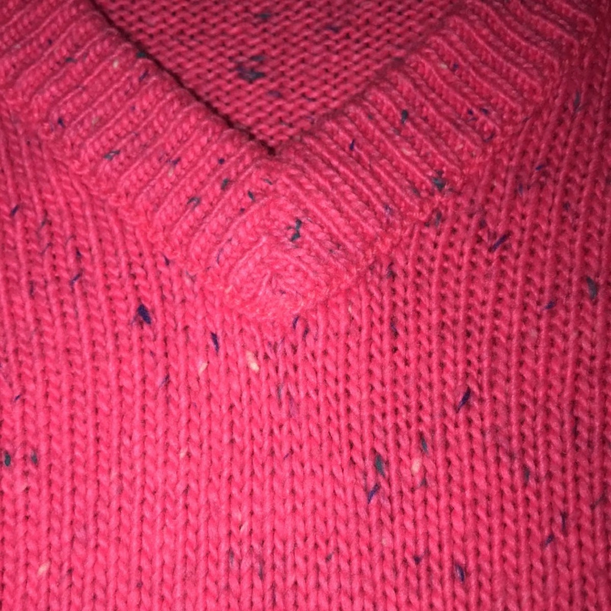 Court & Rowe NEW Nep Flecked V-Neck Sweater Small