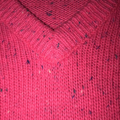 Court & Rowe NEW Nep Flecked V-Neck Sweater Small