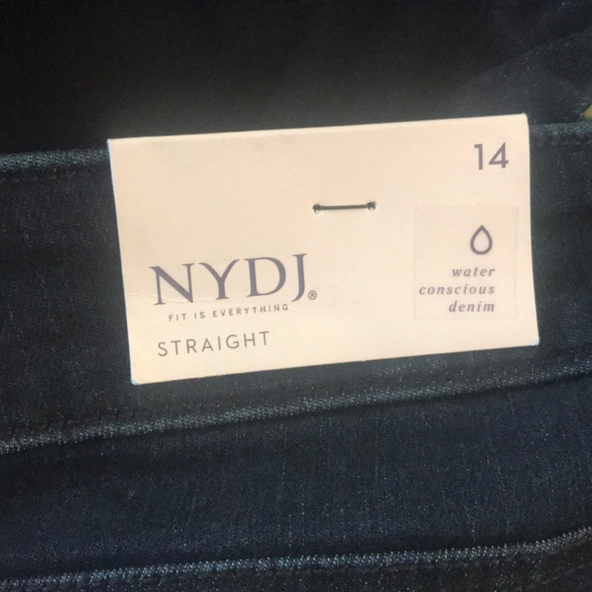 NYDJ Marilyn Stretch Ankle Straight Leg Jeans 14 Not your Daughters Jeans NEW