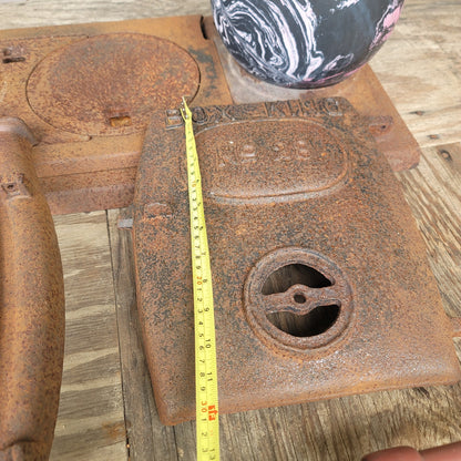 Box King wood burning stove parts front door No. 28