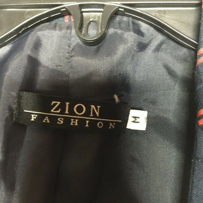 Vintage Zion Fashion Button Front Blazer Jacket Medium