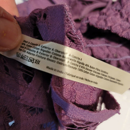 Free People FP Galloon Racerback Hot Pink Lace Bralette Free People lace XS NEW