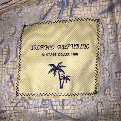 Island Republic Vintage Collection Hawaiian Shirt Short Sleeve 100% Silk Sz XXL