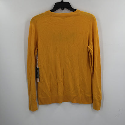 Courte & Rowe Voila Fine Guage Pullover Sweater Lightweight Yellow Size Small