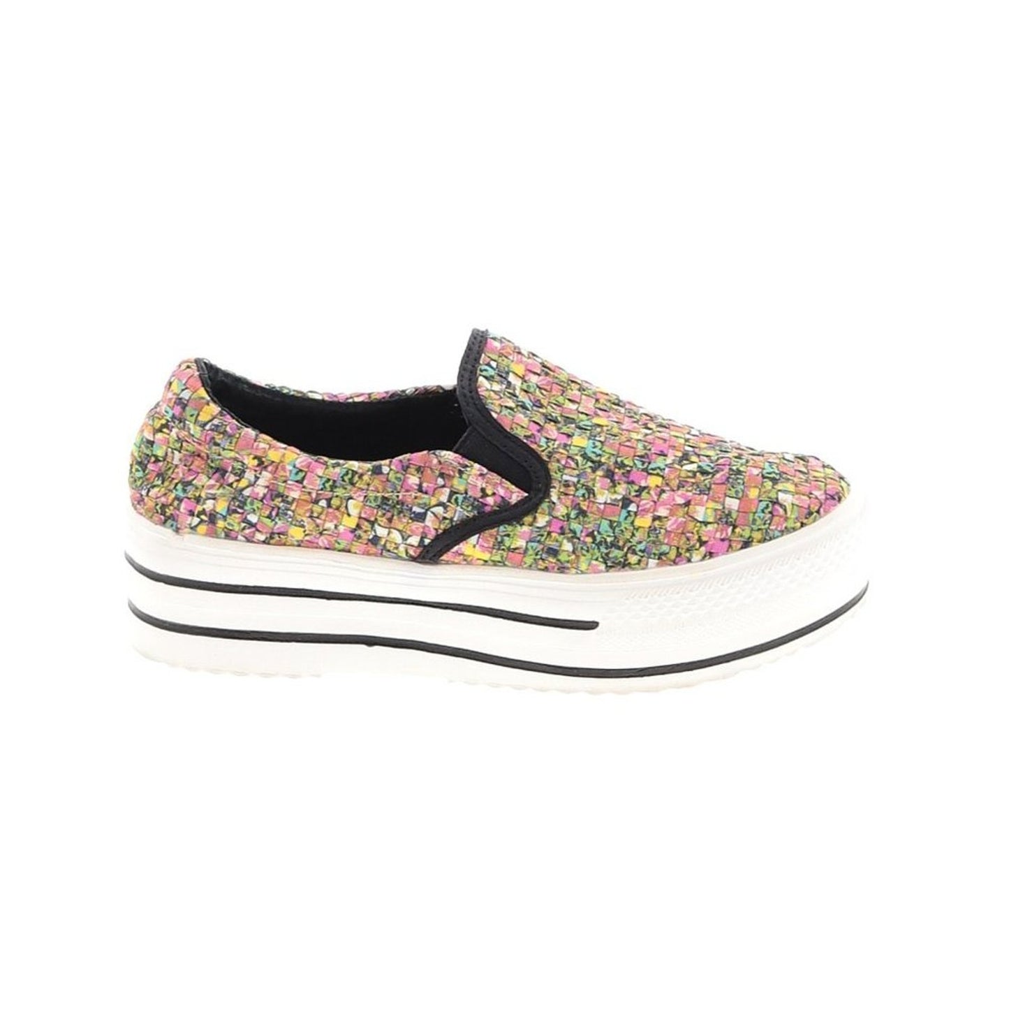 Bernie Mev Multi Casual Sneakers Slip On Floral US Size 7