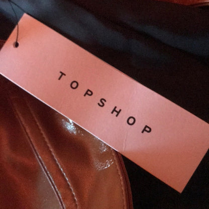 TOPSHOP NEW Casey Brown Belted Jacket US Size 8