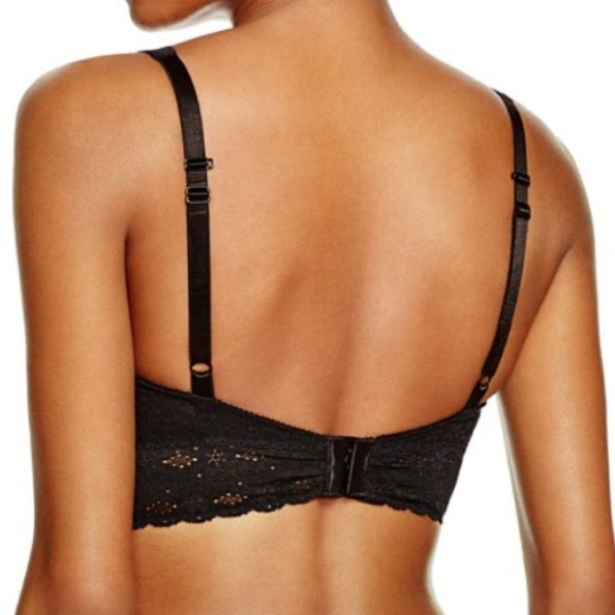 Wacoal Halo Lace Wire Free Bralette Bra Size 34 NEW casual black