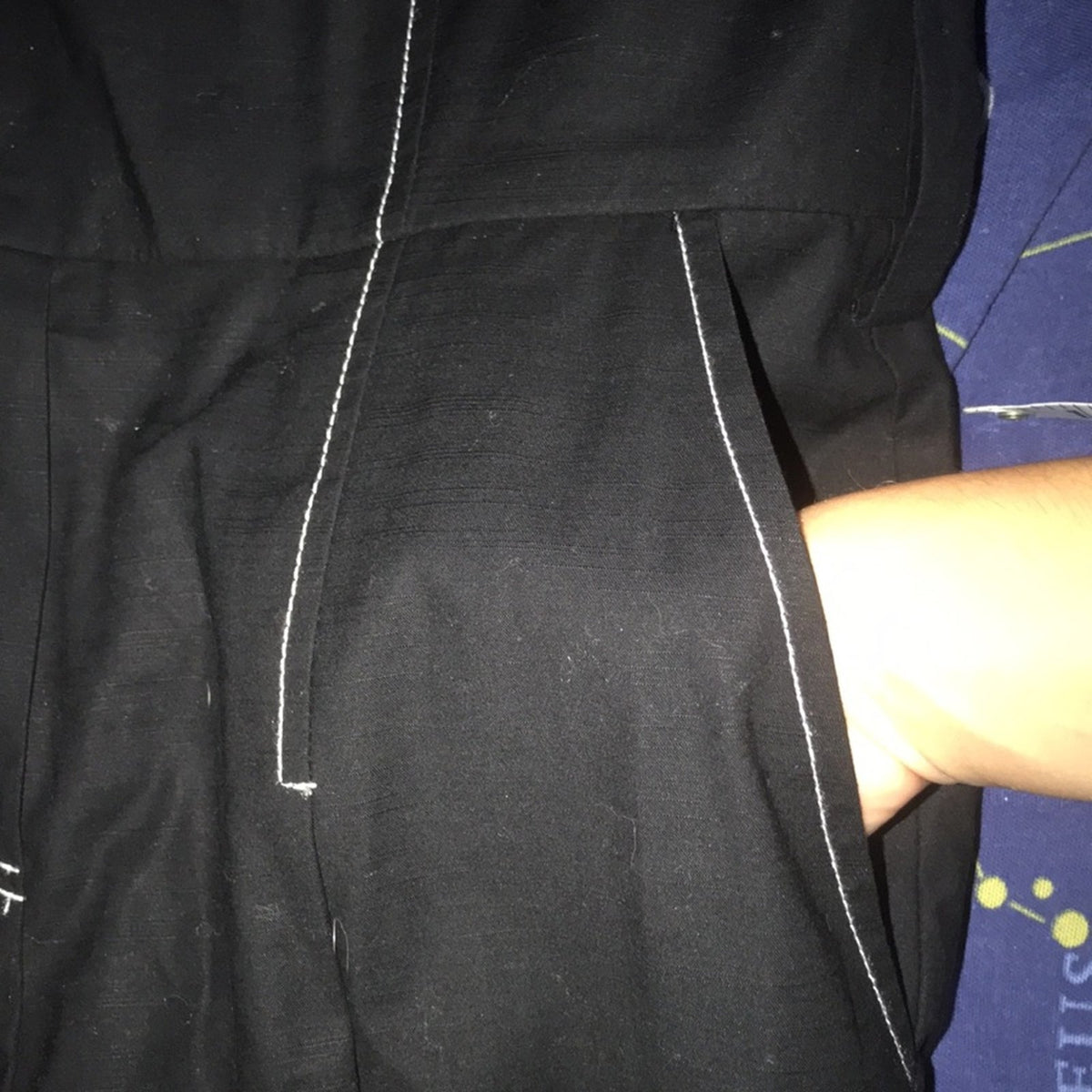 Topshop Utility Black Halter Pocket Jumpsuit Size 4