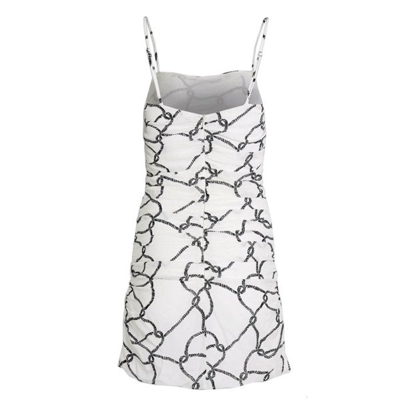 WeWoreWhat NWT Ronnie Mini Dress Black Rope Size Medium