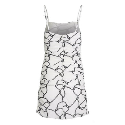 WeWoreWhat NWT Ronnie Mini Dress Black Rope Size Medium