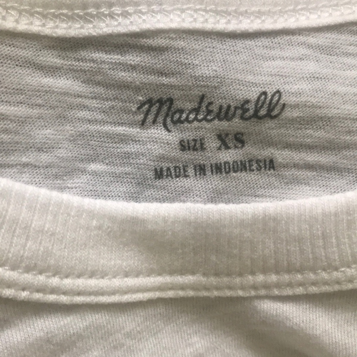 Madewell short Sleeve Crew Neck T-Shirt Size XSmall casual light NEW xs top