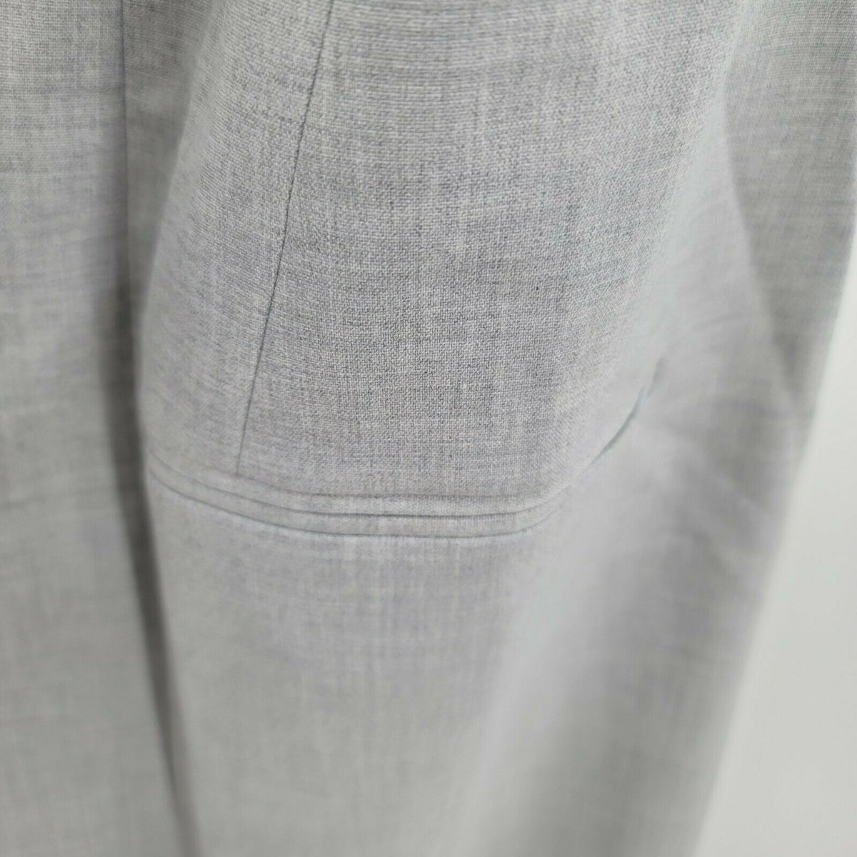 BCBGMAXAZRIA Longline Open Front Vest Coat Sleeveless Heather Gray Medium