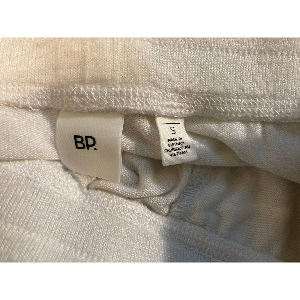 BP. Women's Loungewear Sleep Pants Size Small White Retro Stripe NWT Pockets