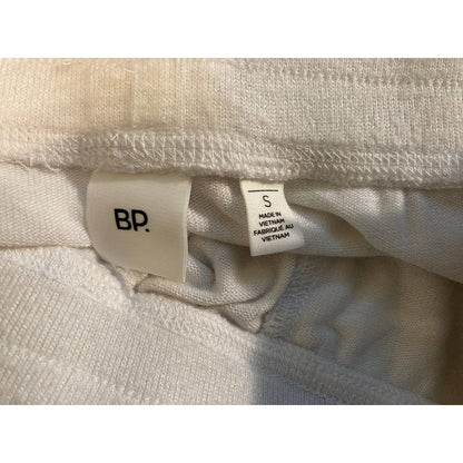 BP. Women's Loungewear Sleep Pants Size Small White Retro Stripe NWT Pockets