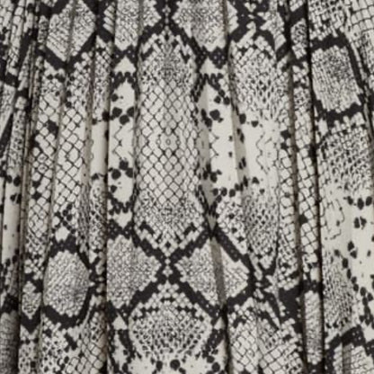 Halogen NEW Grey Snake Print Pleated Skirt Size XS