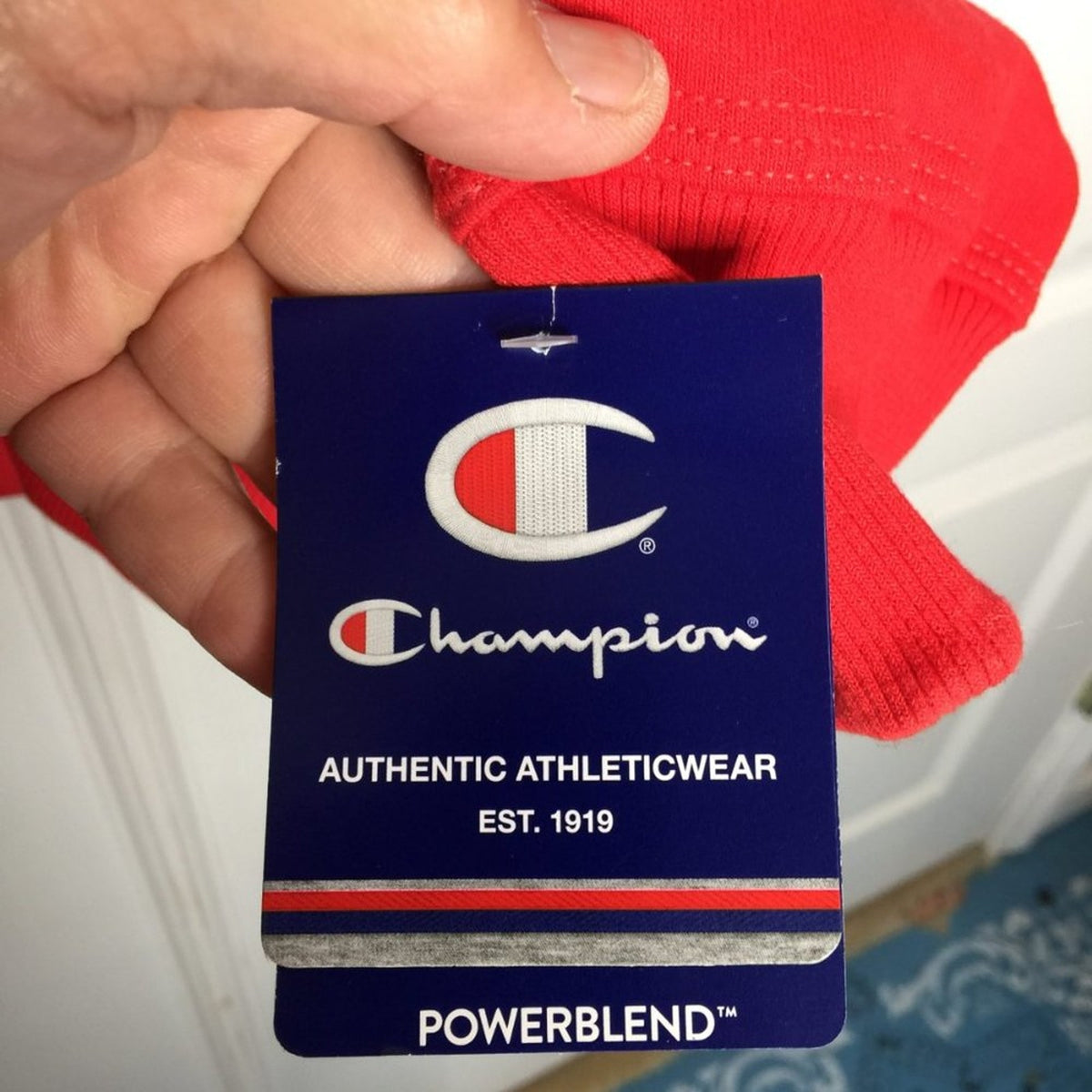 Champion 2XL Red Kangaroo pouch Athletic Wear Pullover Hoodie Sweatshirt NEW