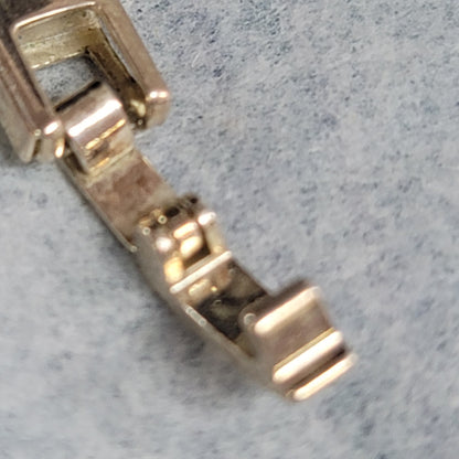 Vintage Costume Jewelry Fashion Icon BE DIFFERENT Silvertone bracelet UNTESTED