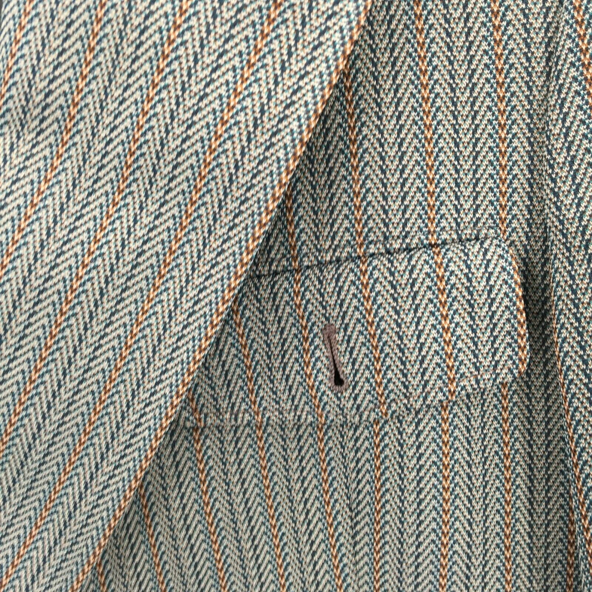Hart Schaffner Marx Vintage Stripe 2 Piece Blazer Jacket Pants Suit ROCKABILLY