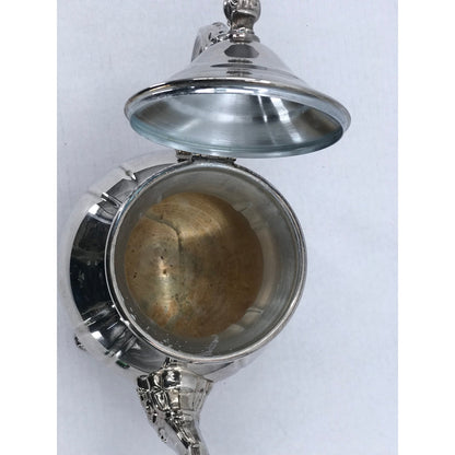 Towle Silverplated Vintage coffee pot serveware with handle Shell footed
