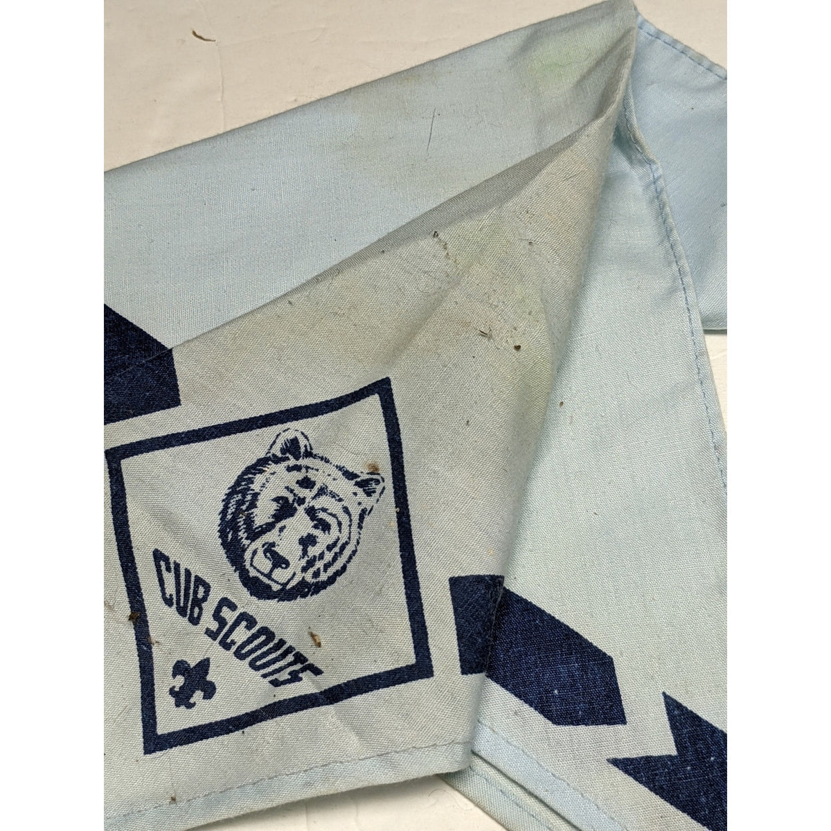 Cub Scouts LOT Bandanas Pair  Golden Neckerchief Slides Boy Scouts of America