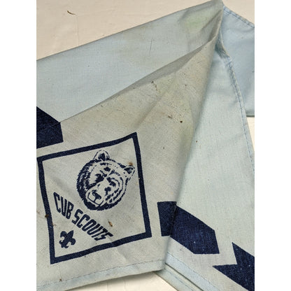 Cub Scouts LOT Bandanas Pair  Golden Neckerchief Slides Boy Scouts of America