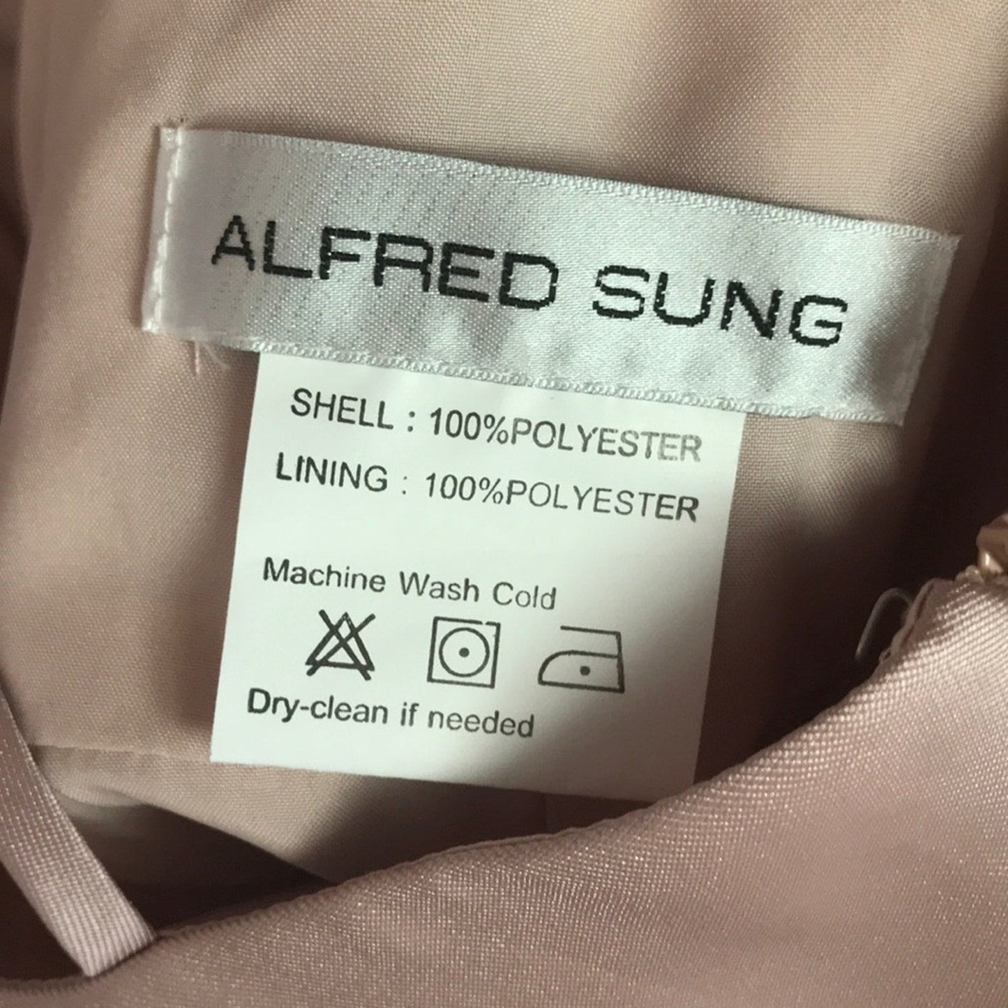 Alfred Sung Full Skirt Maxi Dress Spaghetti Strap Size 0