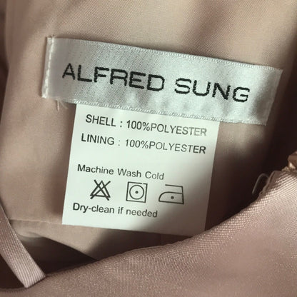 Alfred Sung Full Skirt Maxi Dress Spaghetti Strap Size 0